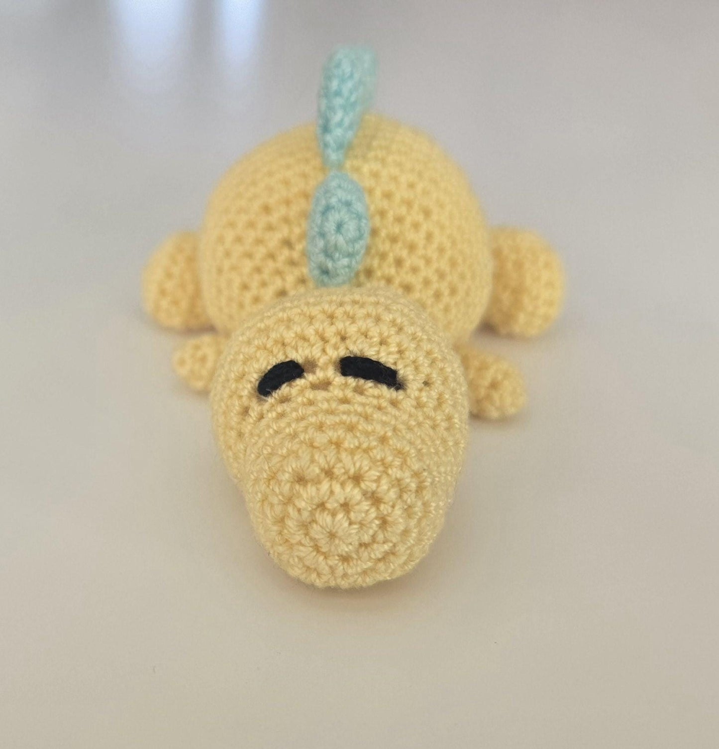 Crochet Sleeping Dinosaur