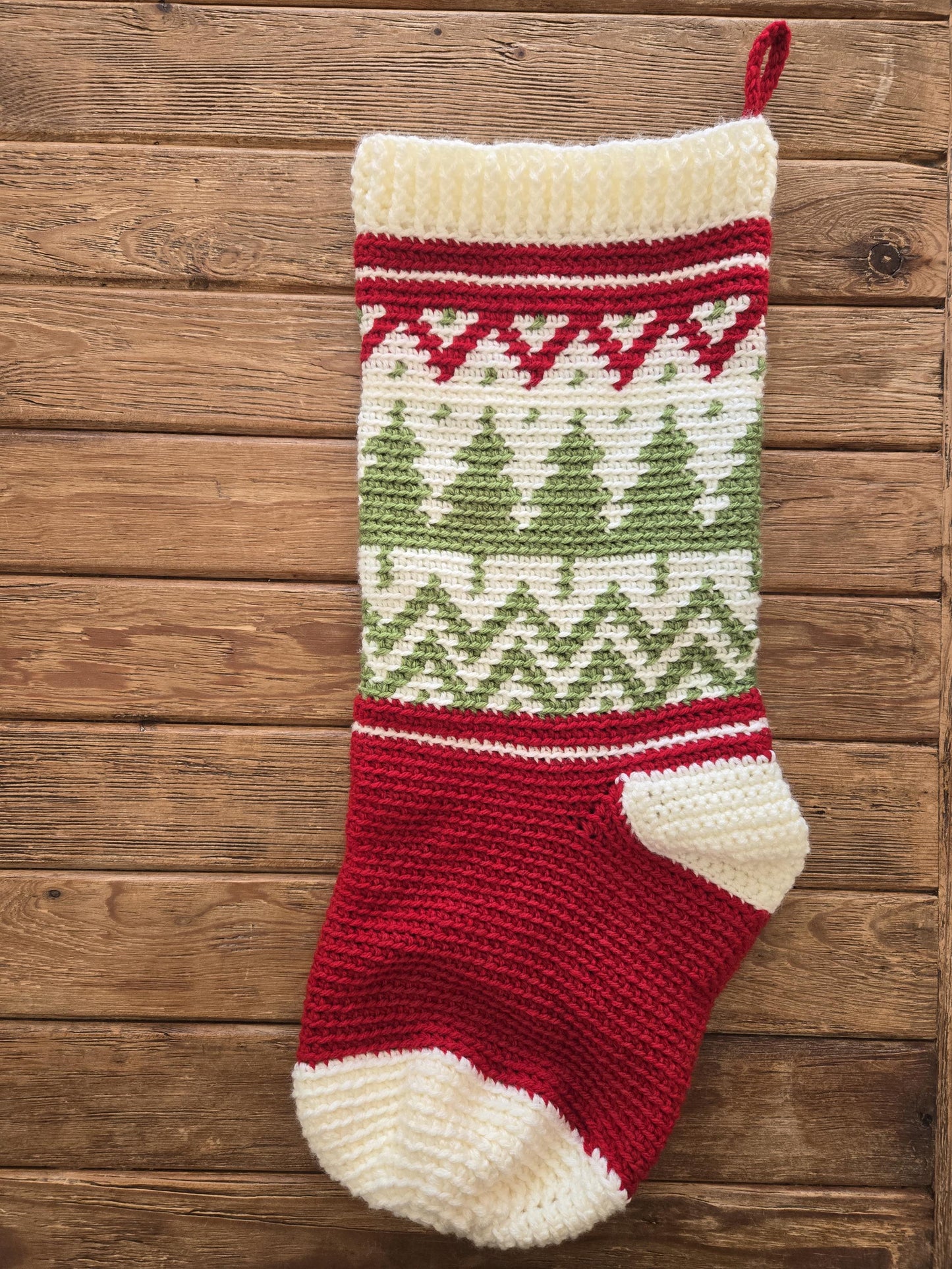 Crocheted Christmas Stocking