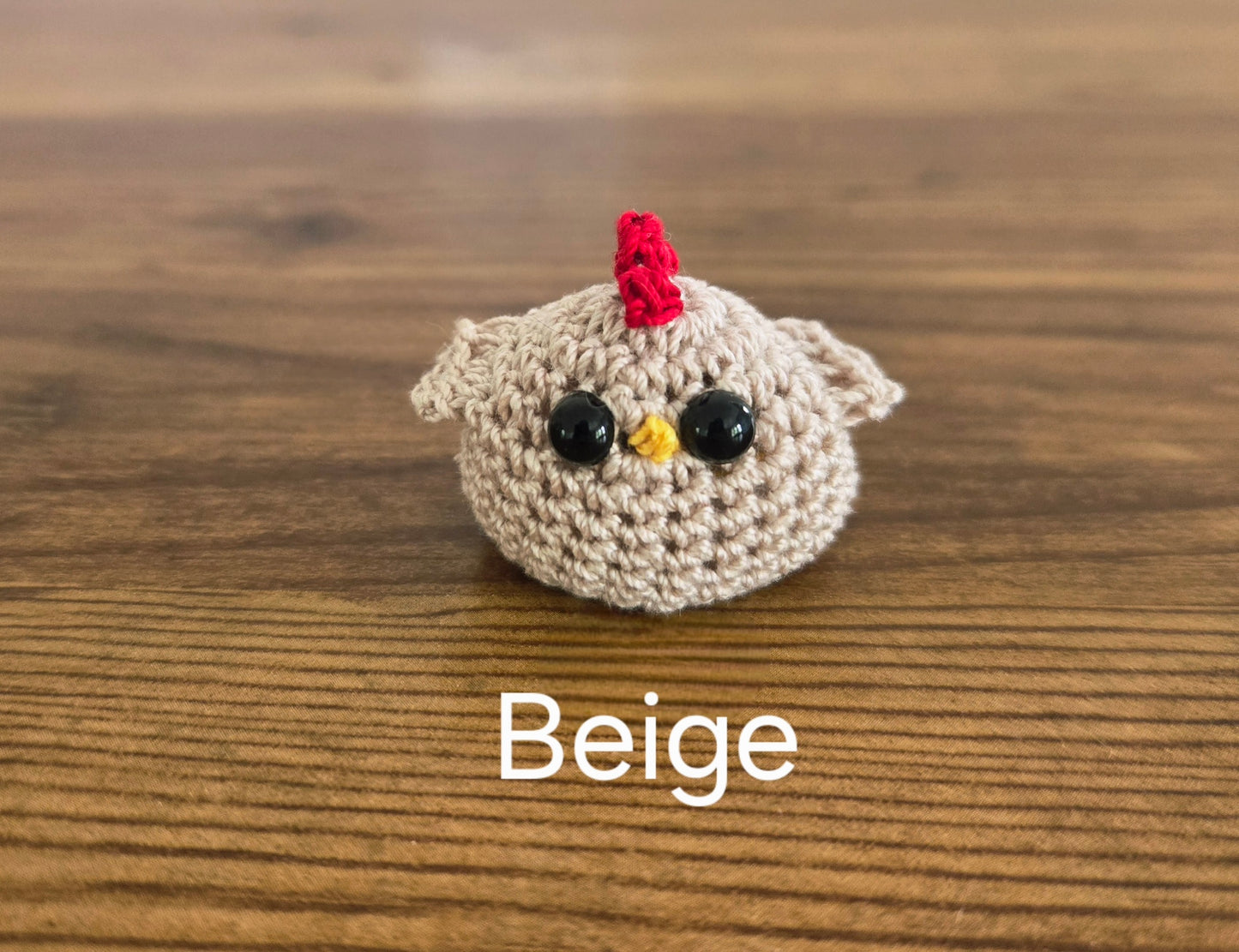 Miniature Crocheted Chickens