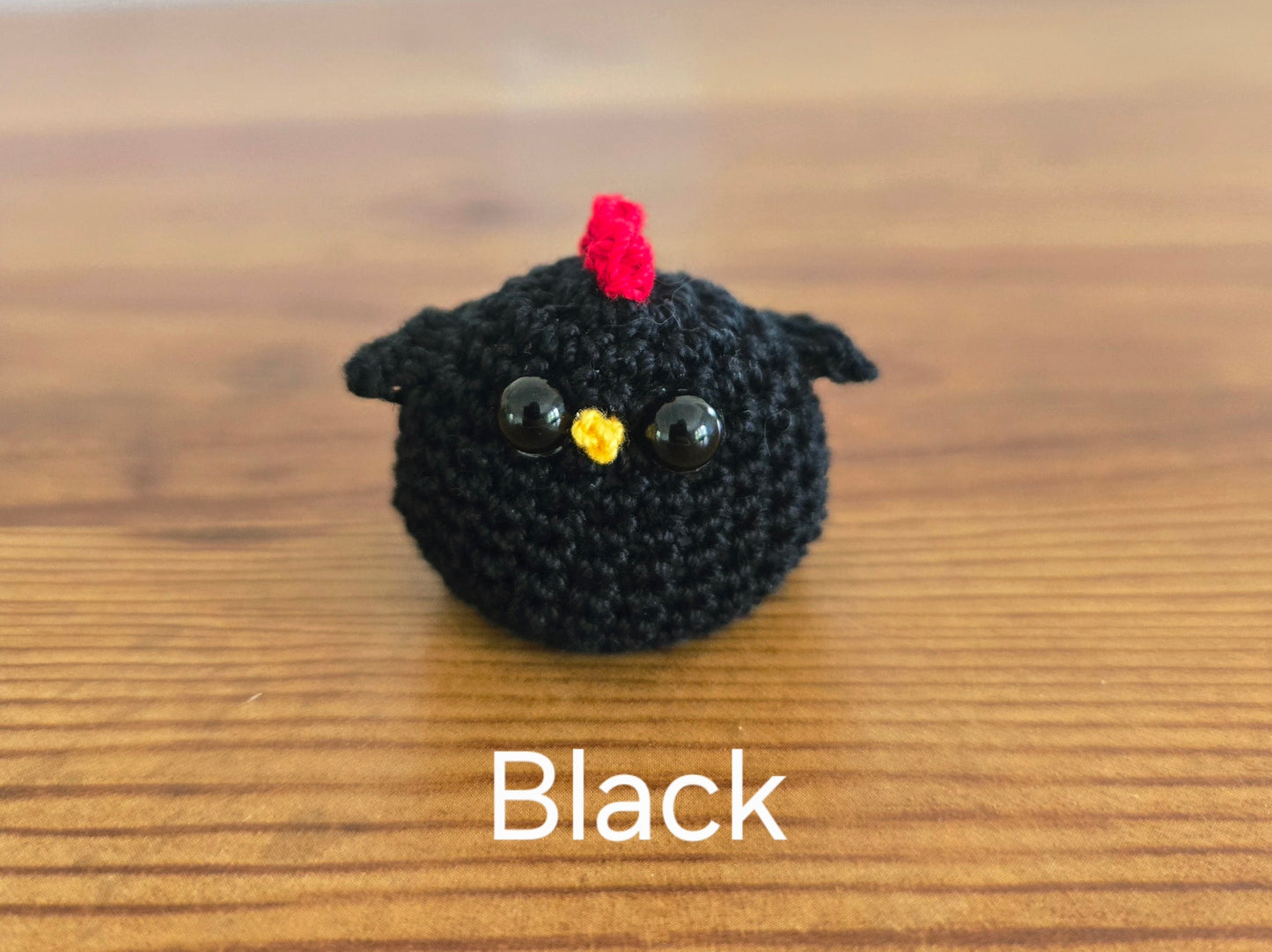 Miniature Crocheted Chickens