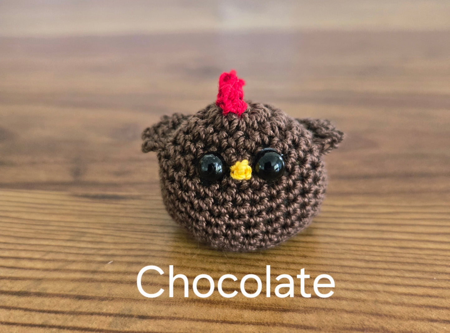 Miniature Crocheted Chickens