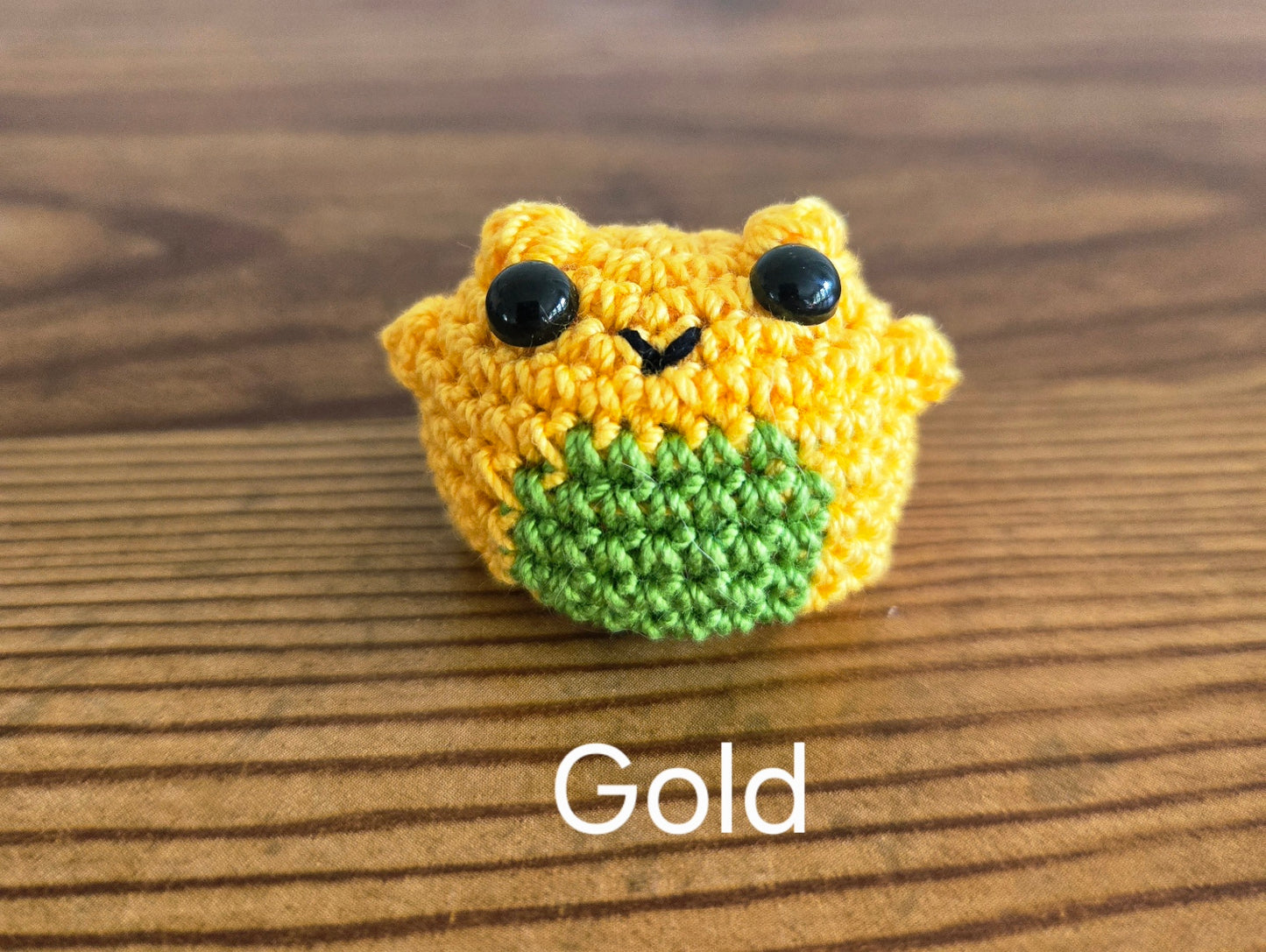Mini Crochet Frogs