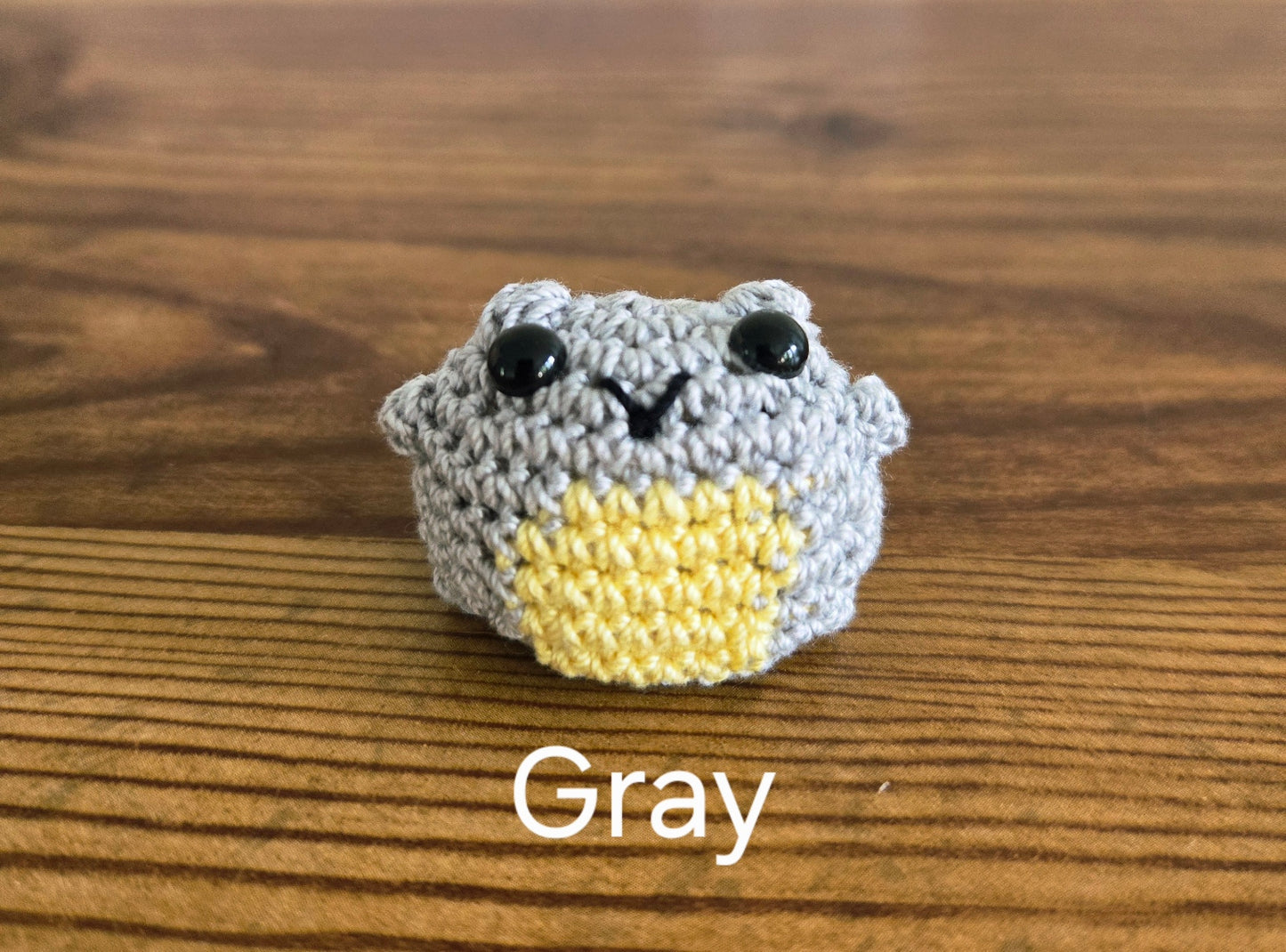 Mini Crochet Frogs