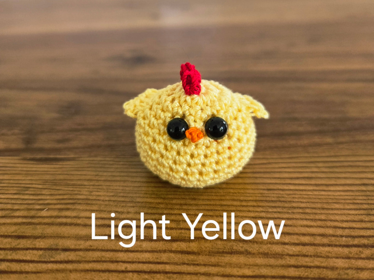 Miniature Crocheted Chickens