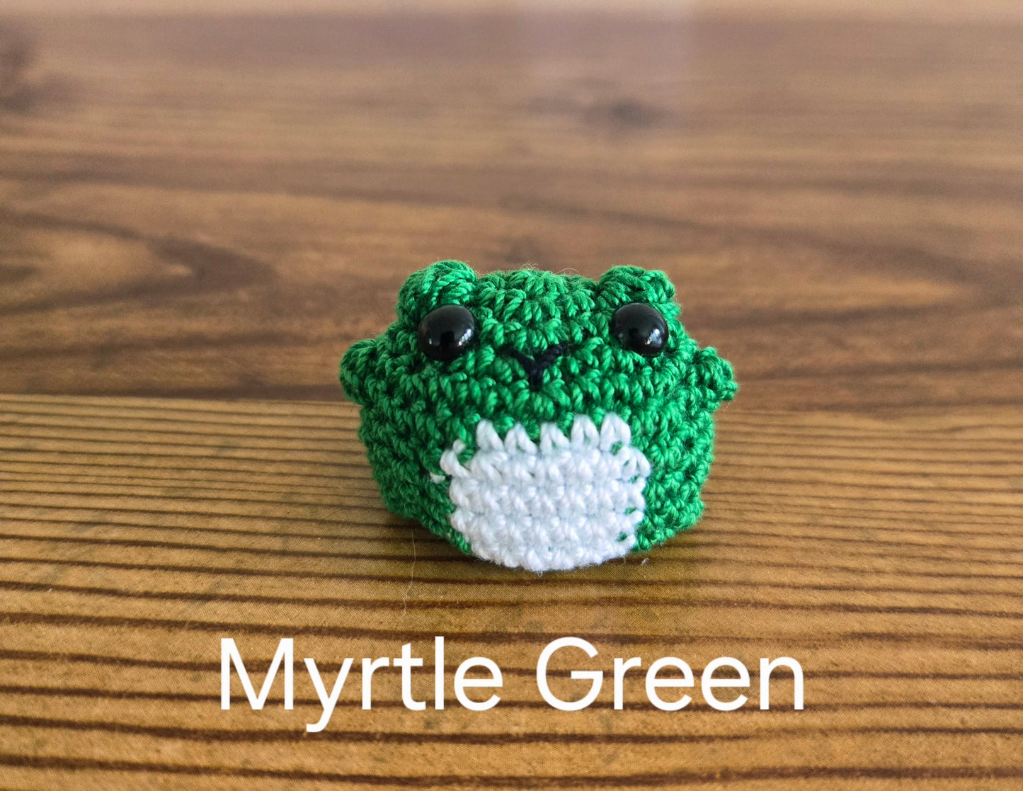 Mini Crochet Frogs