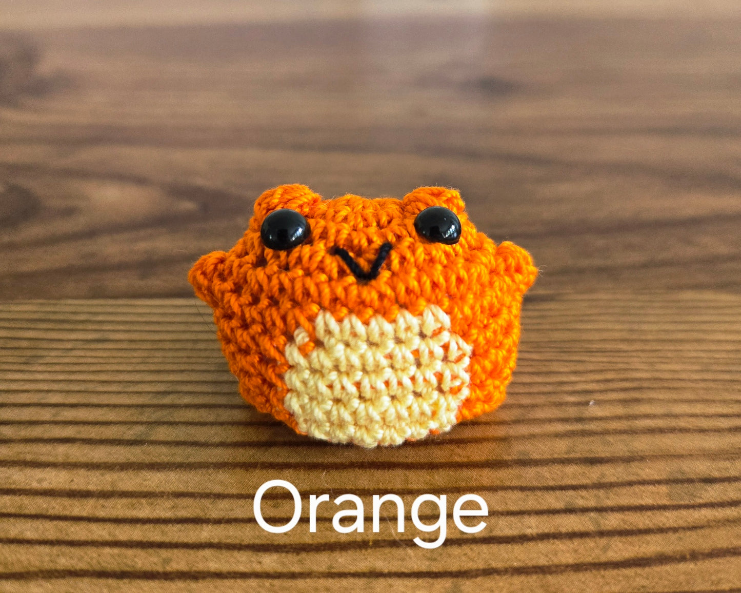 Mini Crochet Frogs