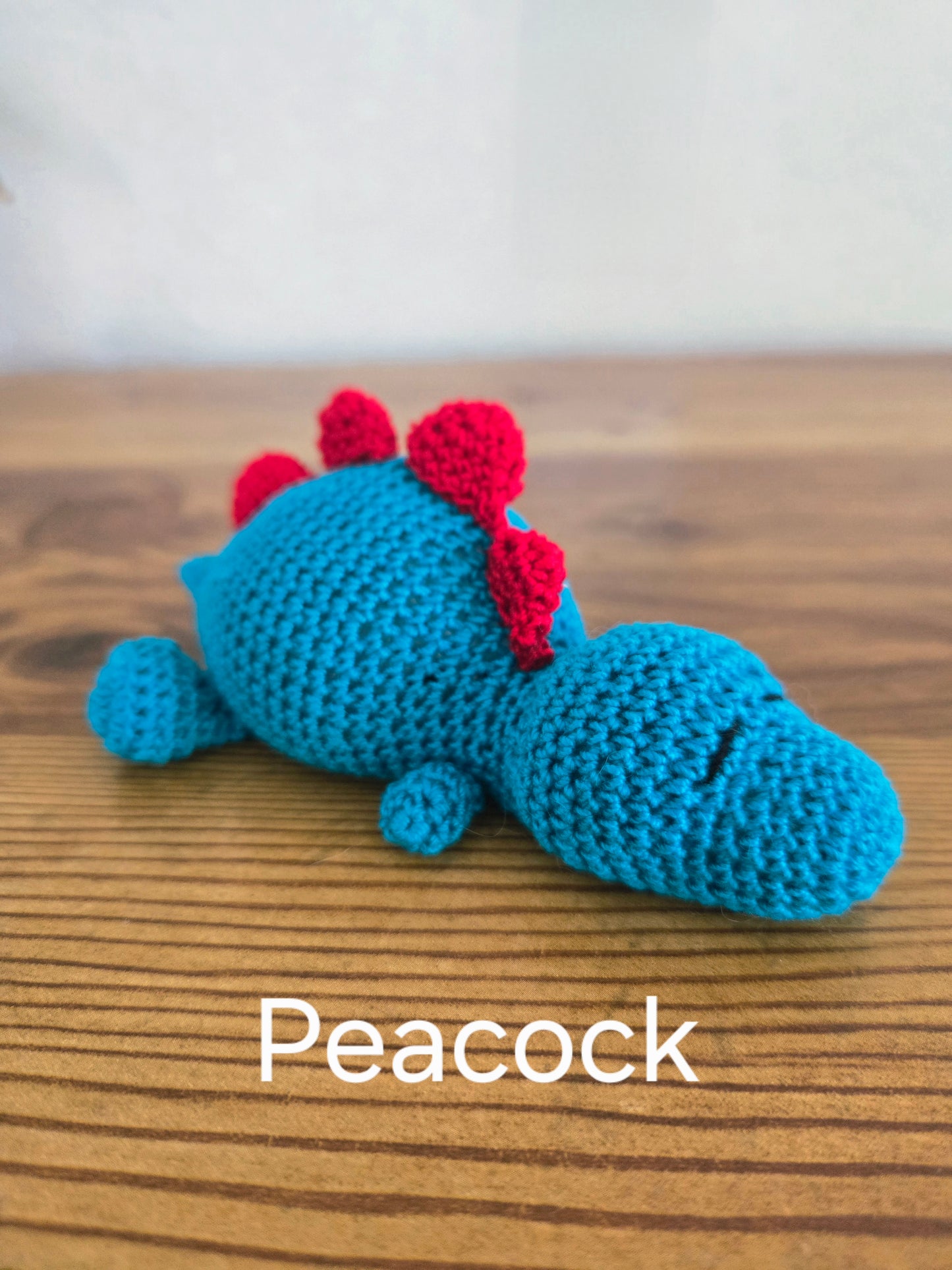Crochet Sleeping Dinosaur