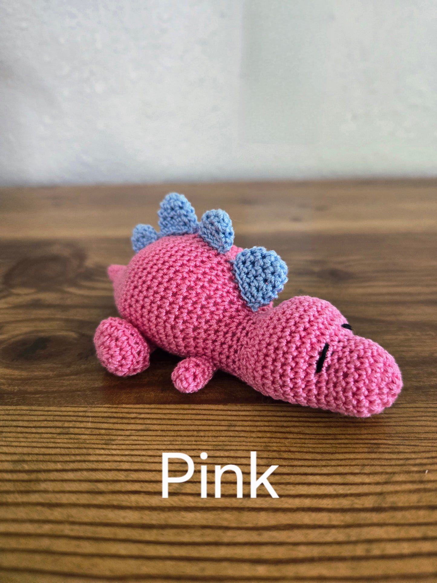 Crochet Sleeping Dinosaur