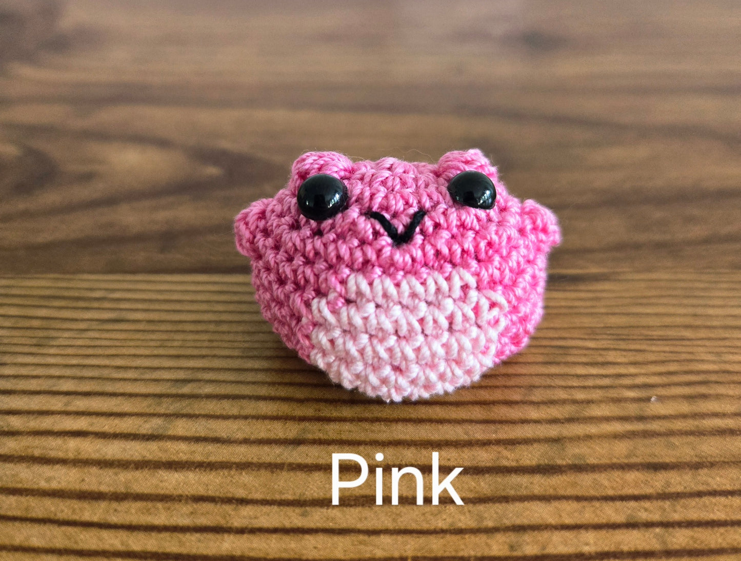 Mini Crochet Frogs