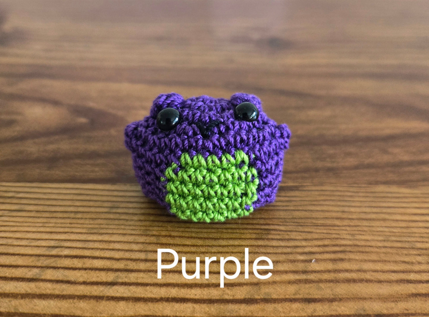 Mini Crochet Frogs