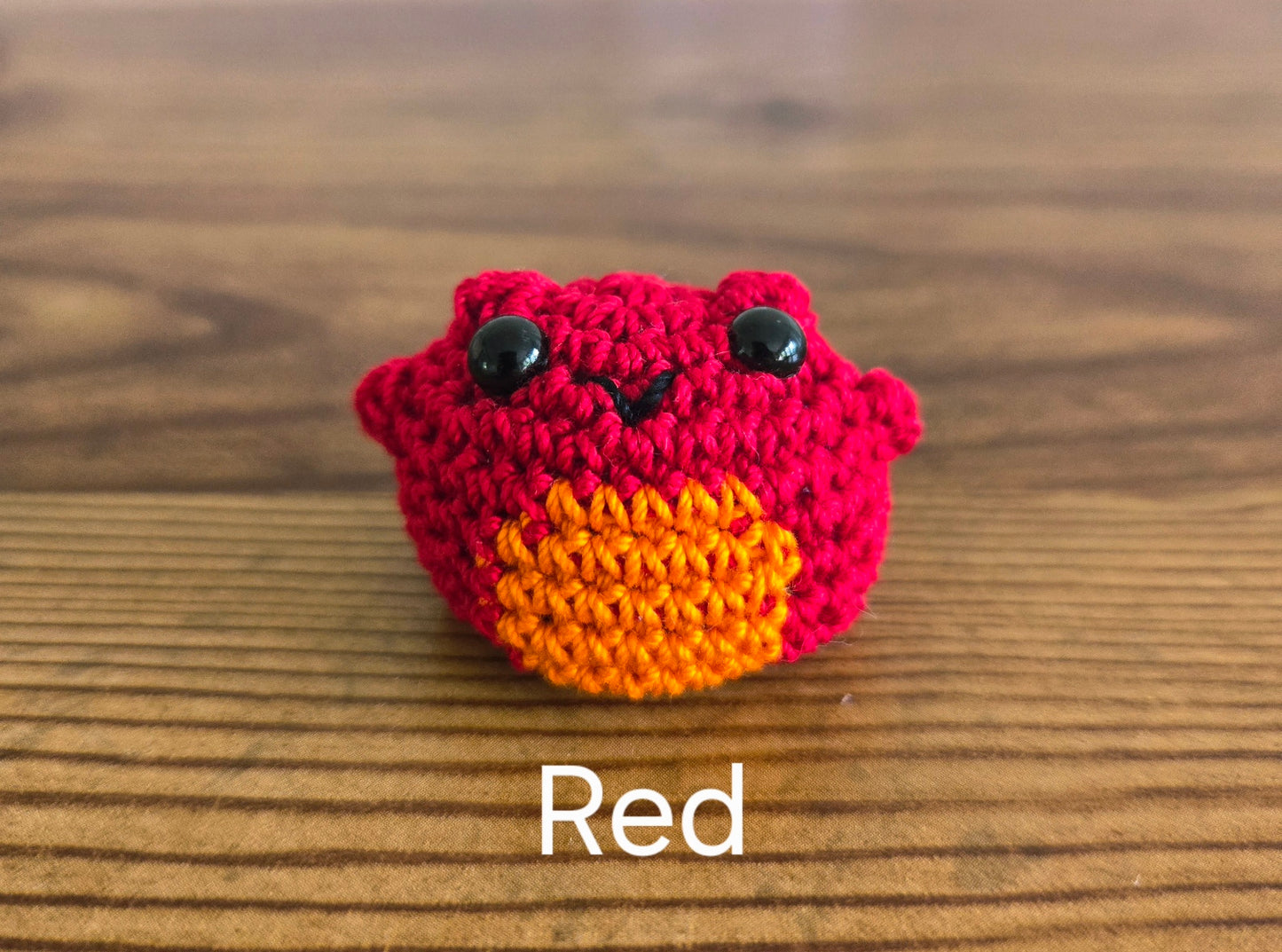 Mini Crochet Frogs