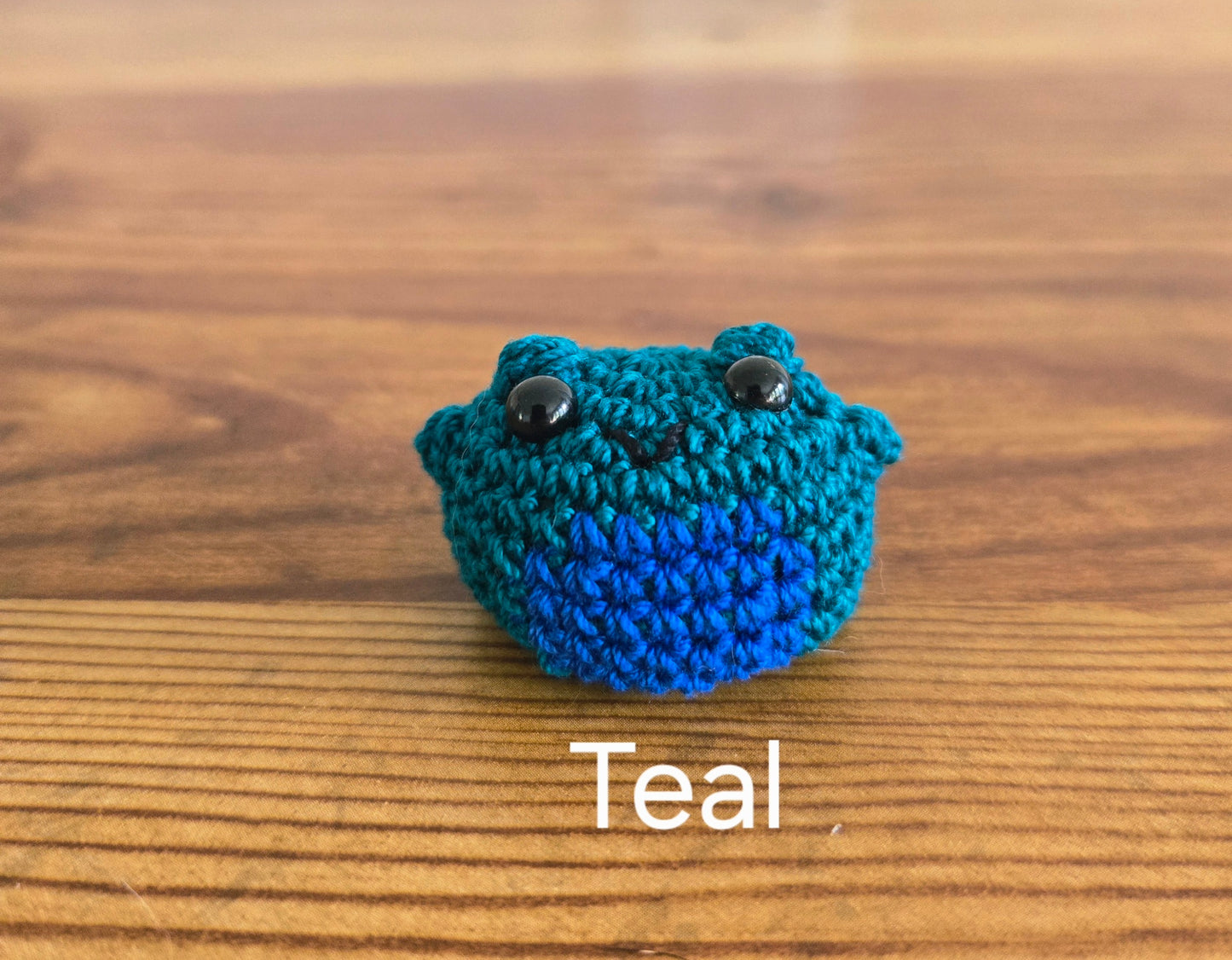 Mini Crochet Frogs