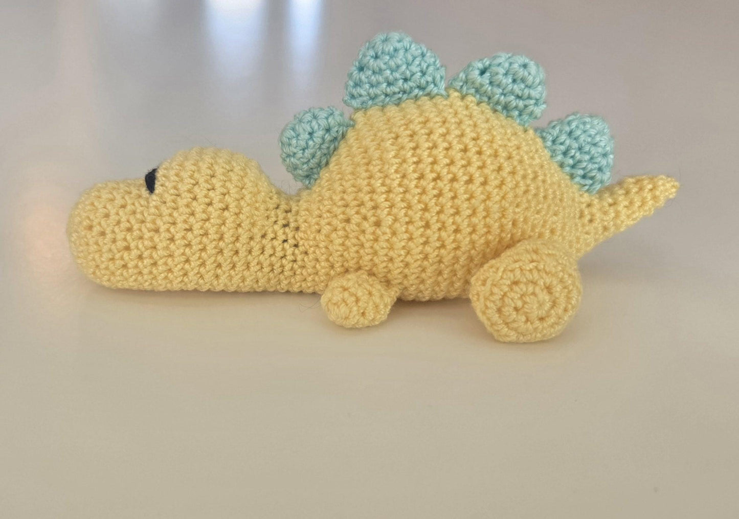 Crochet Sleeping Dinosaur