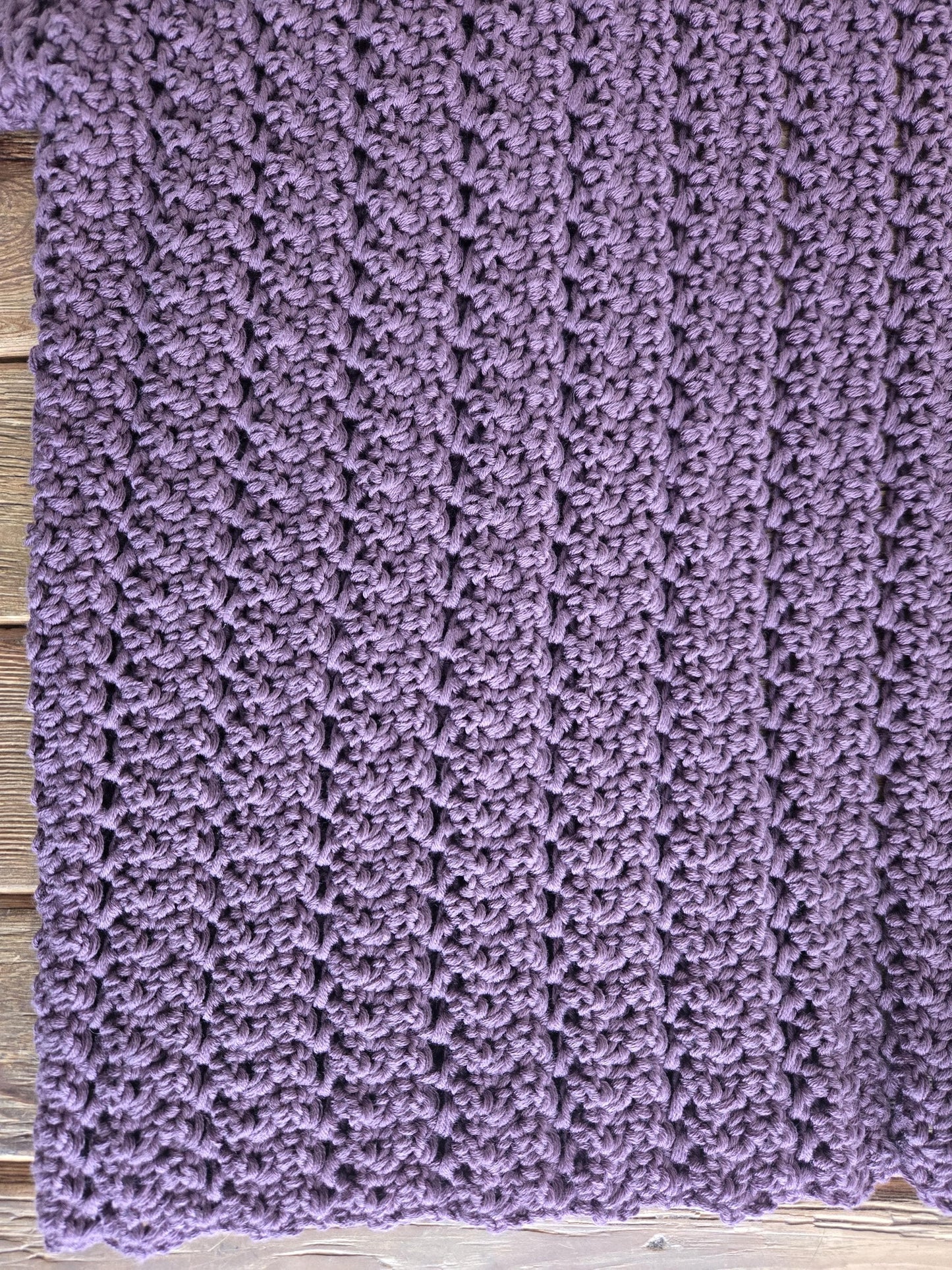 Crochet Purple Cardigan