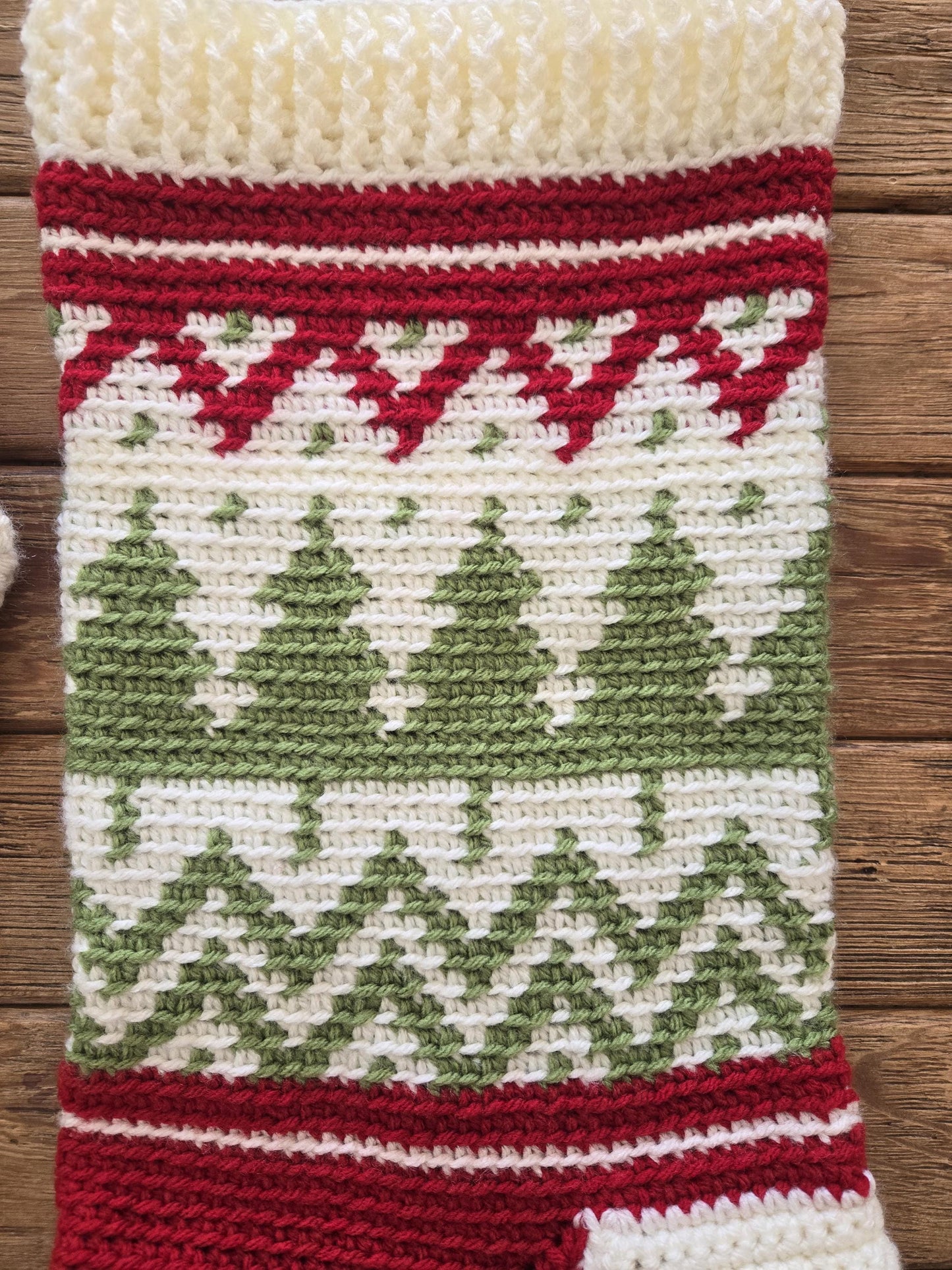 Crocheted Christmas Stocking