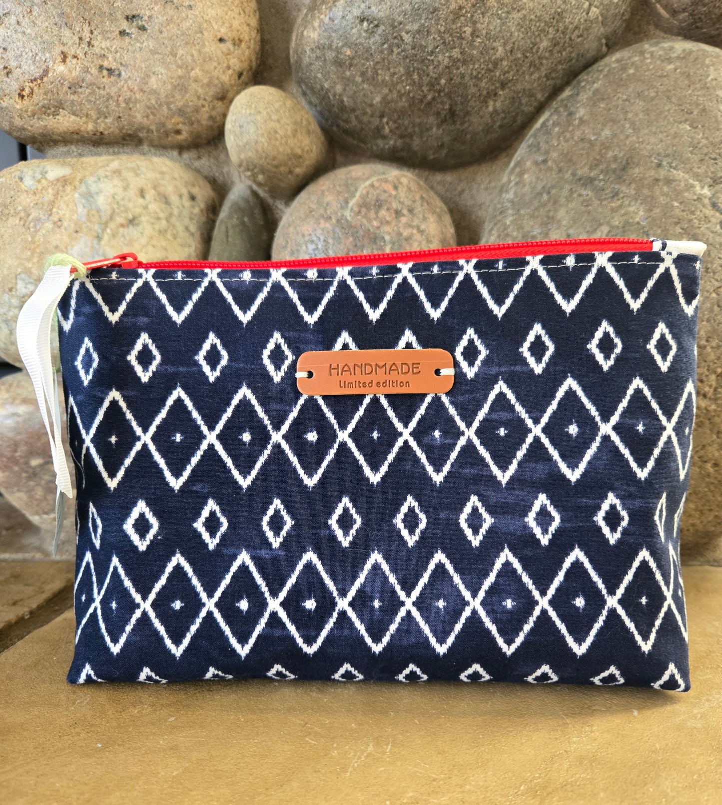 Medium Lined Toiletry Cosmetic Bag
