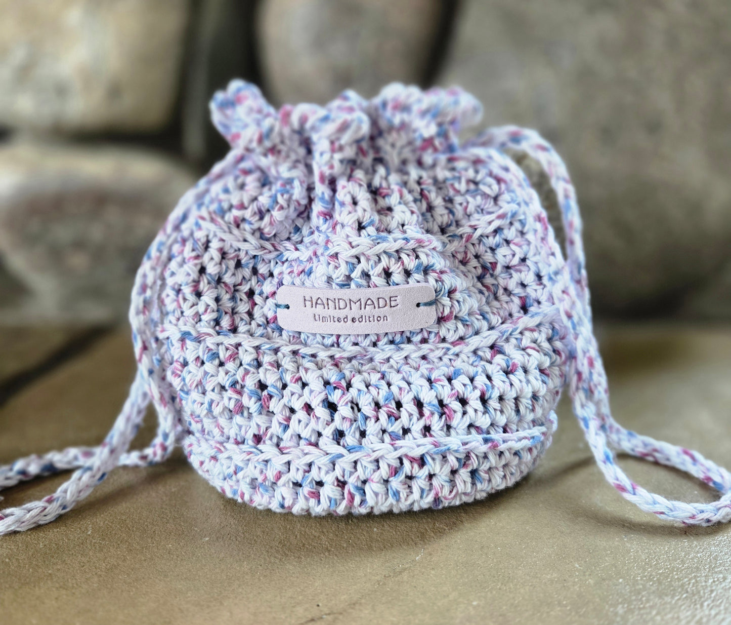 Mini Crochet Cinch Bags
