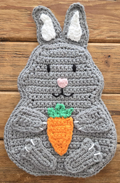 Crochet Farm Animal Hot Pad
