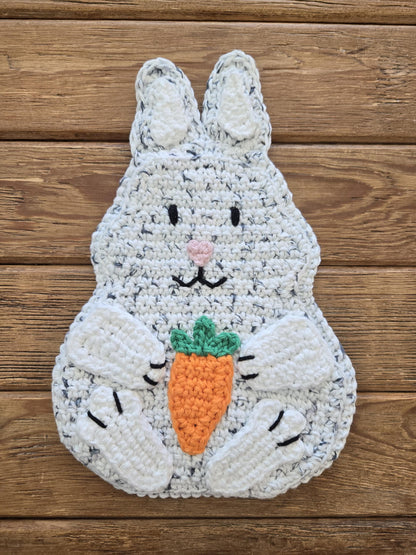 Crochet Farm Animal Hot Pad