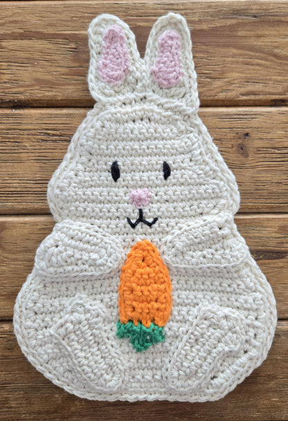 Crochet Farm Animal Hot Pad