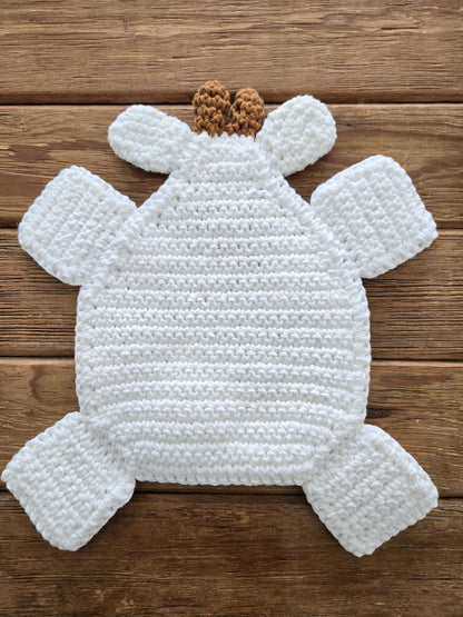 Crochet Farm Animal Hot Pad