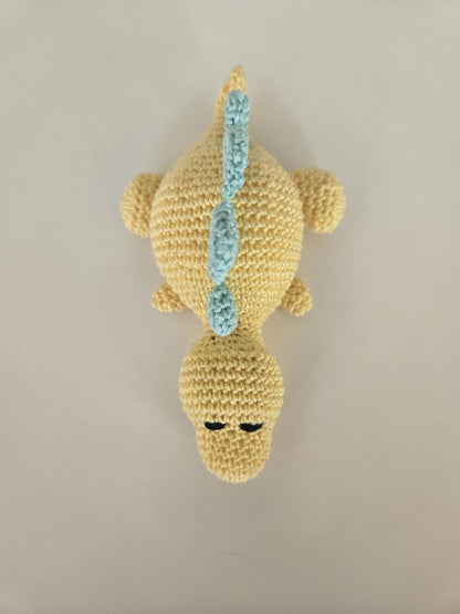 Crochet Sleeping Dinosaur