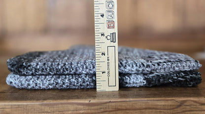 Thermal Stitch crochet Mittens