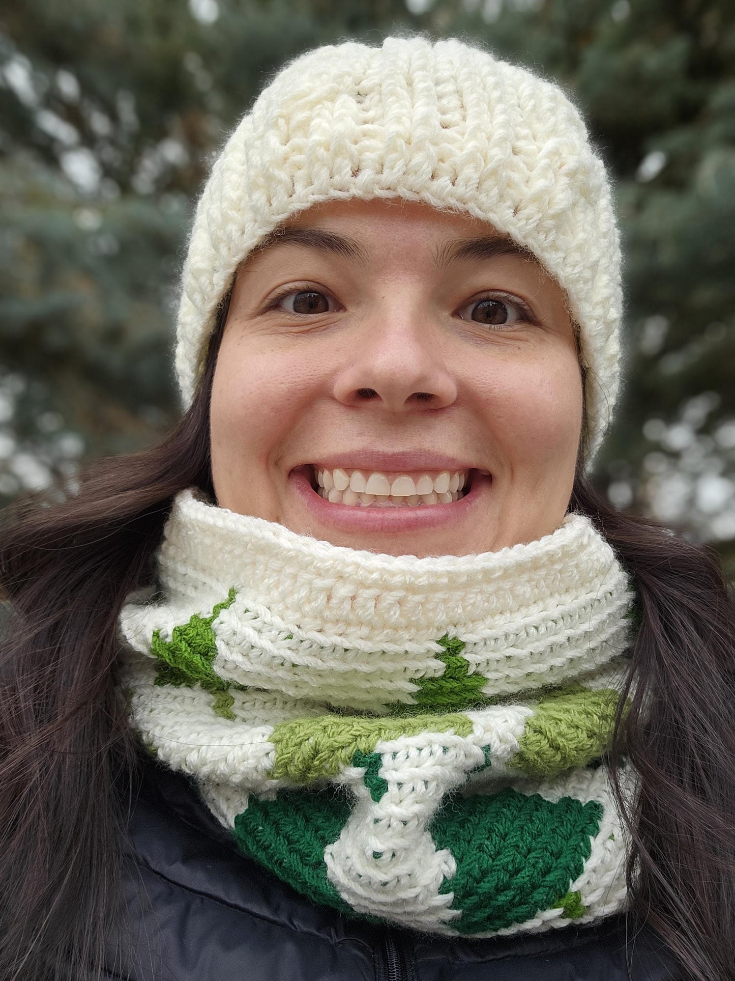 Crochet Cables Stocking Cap