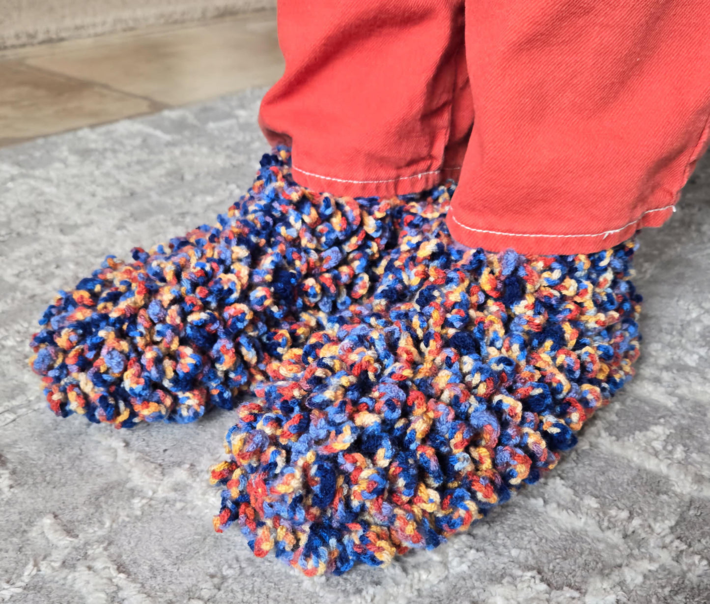 Crochet Happy Slippers