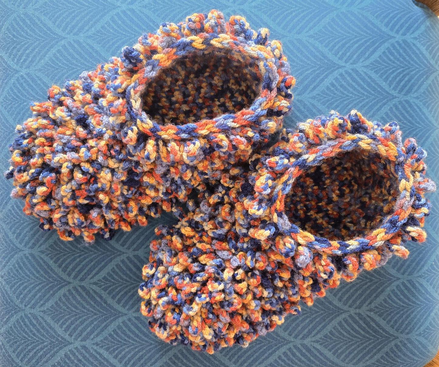 Crochet Happy Slippers