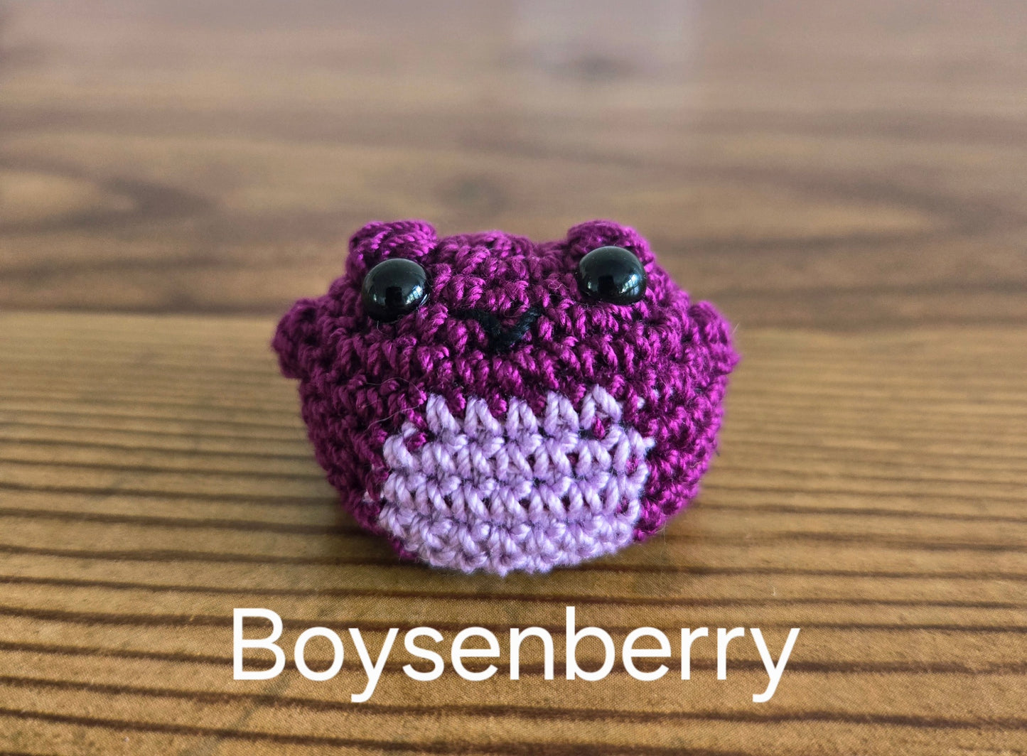 Mini Crochet Frogs