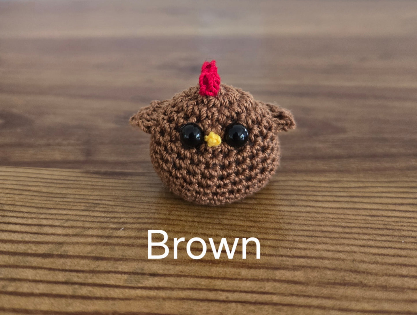 Miniature Crocheted Chickens