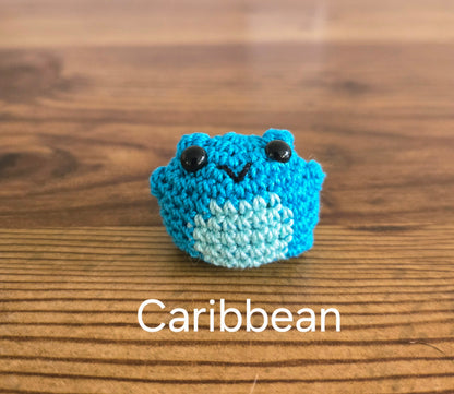 Mini Crochet Frogs