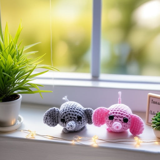 Mini Crochet Elephant