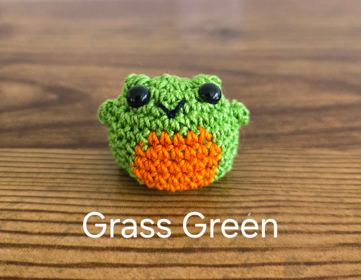 Mini Crochet Frogs