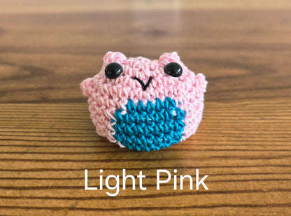 Mini Crochet Frogs