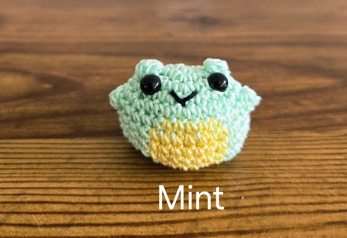 Mini Crochet Frogs