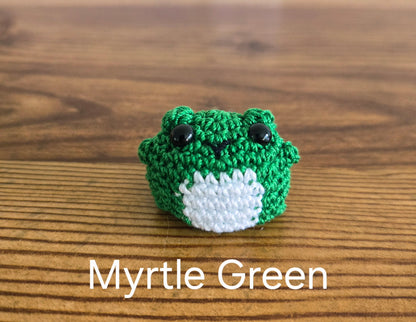 Mini Crochet Frogs