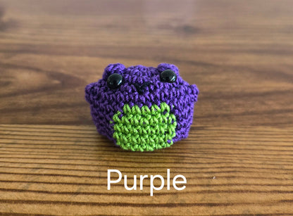 Mini Crochet Frogs