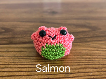 Mini Crochet Frogs