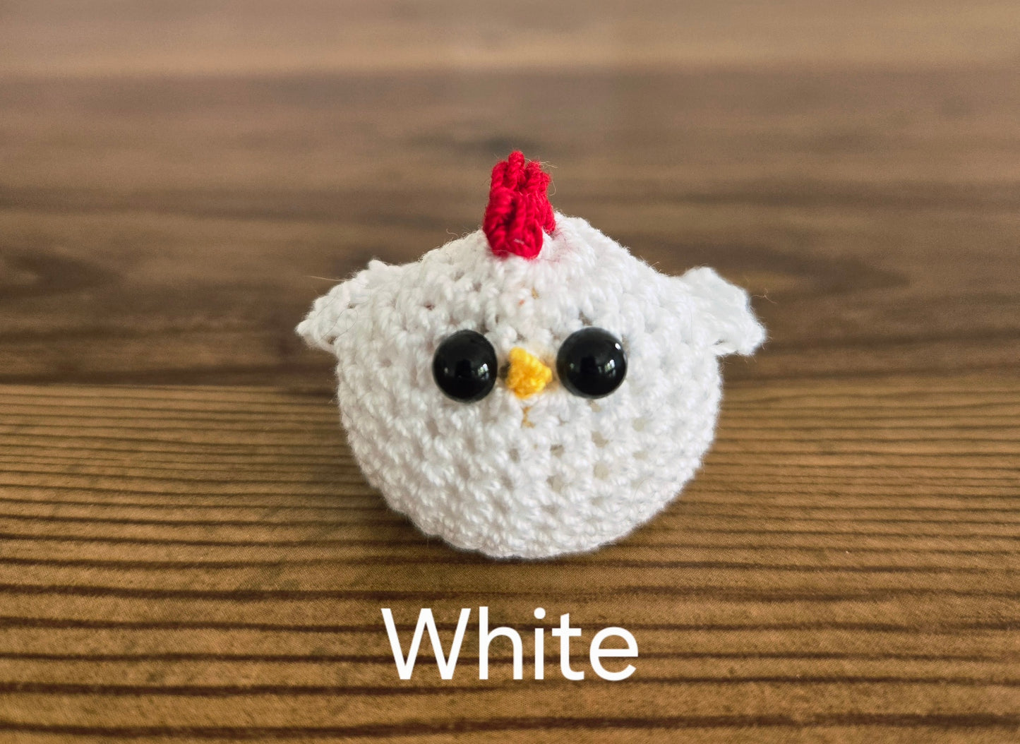 Miniature Crocheted Chickens