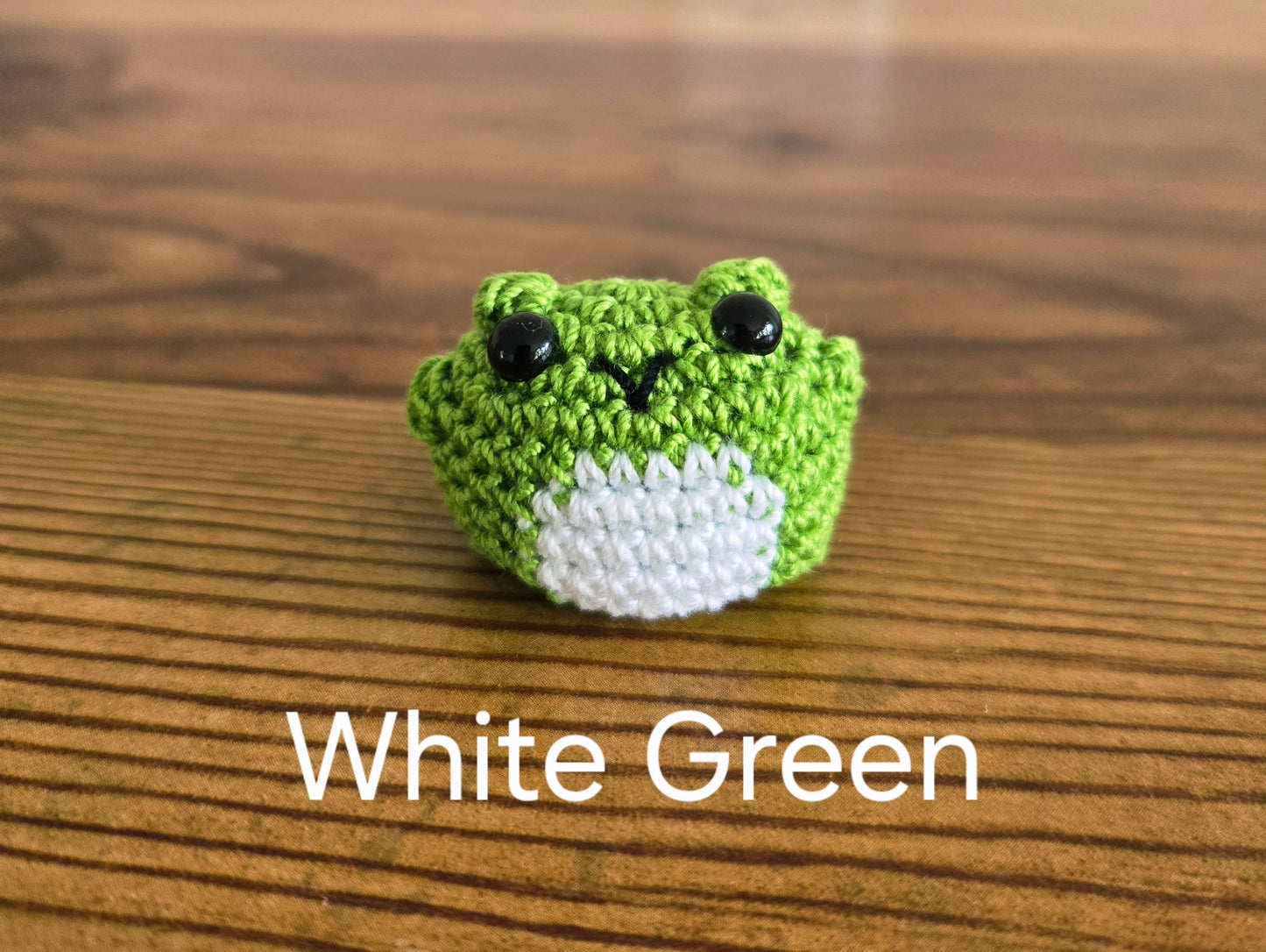Mini Crochet Frogs