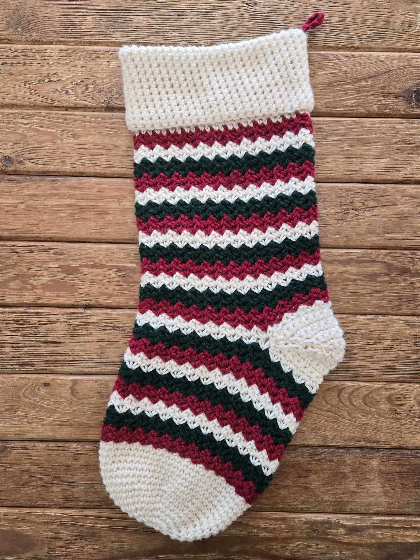 Crocheted Christmas Stocking