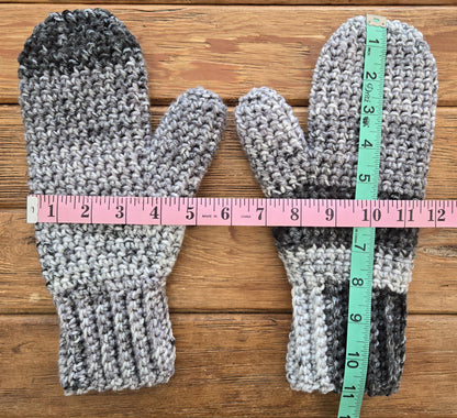 Thermal Stitch crochet Mittens