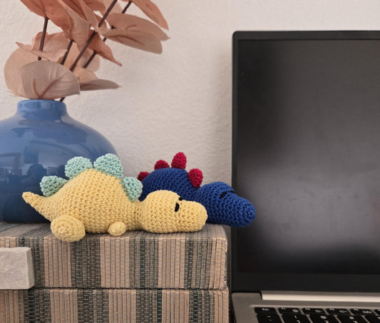 Crochet Sleeping Dinosaur