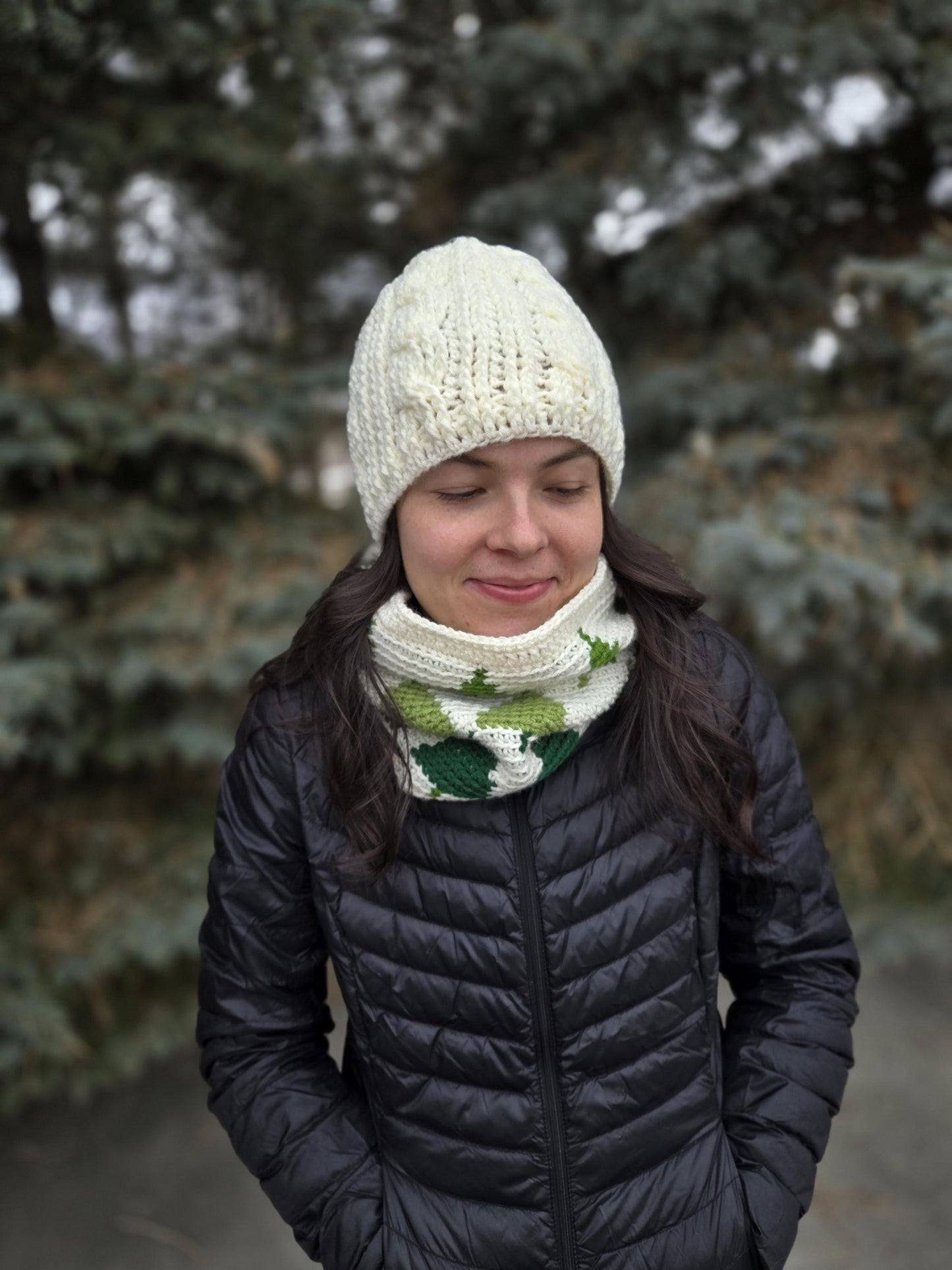 Crochet Cables Stocking Cap