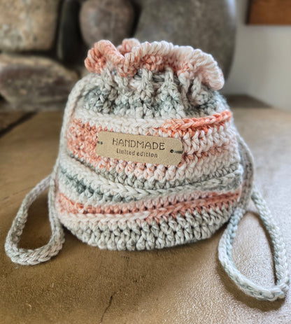 Mini Crochet Cinch Bags