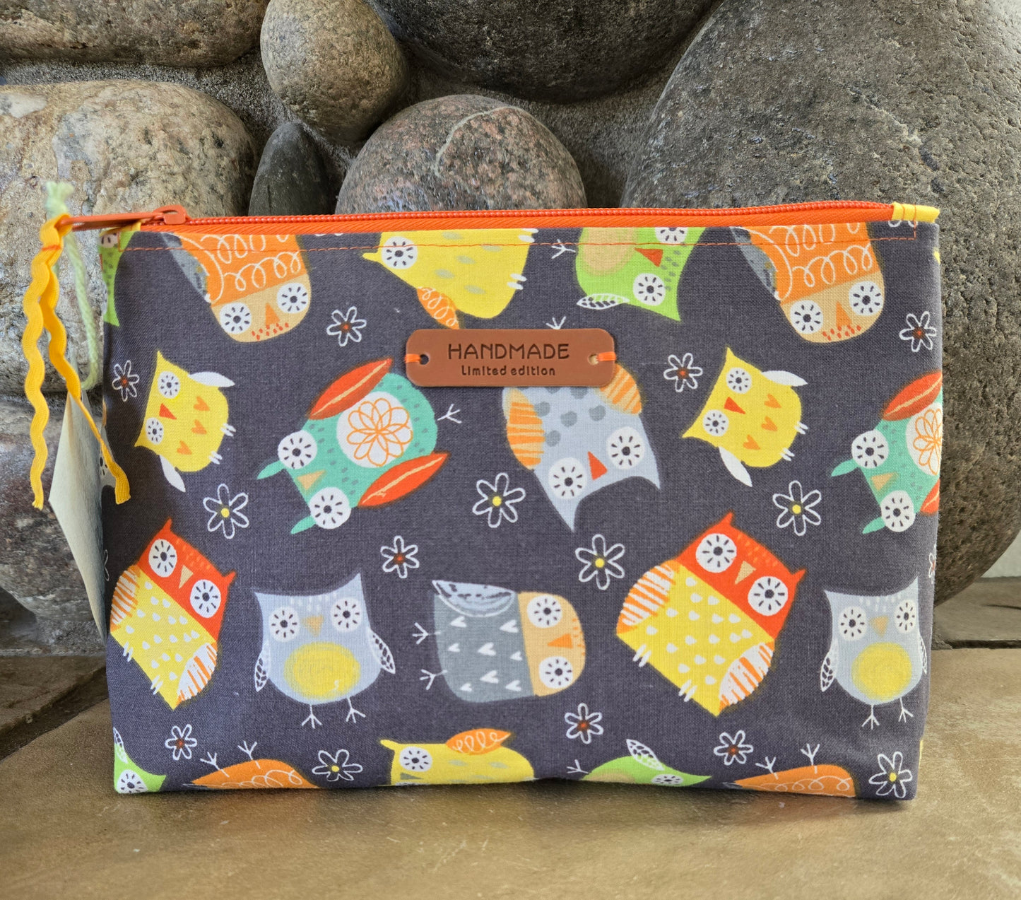 Medium Lined Toiletry Cosmetic Bag