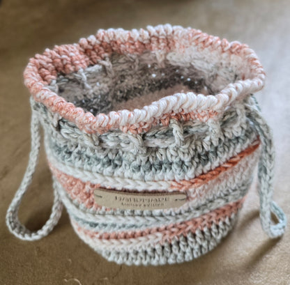 Mini Crochet Cinch Bags