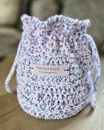 Mini Crochet Cinch Bags